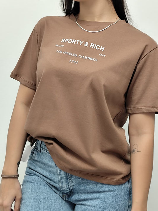 Remera "Sporty & Rich"